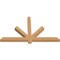 Ekena Millwork Kennewick Timber Gable Bracket, Western Red Cedar, 60"W x 35"H x 3 1/2"D x 3 1/2"F, 14/12 Pitch GBW060X35X0404KEN00SWR - alternate 4